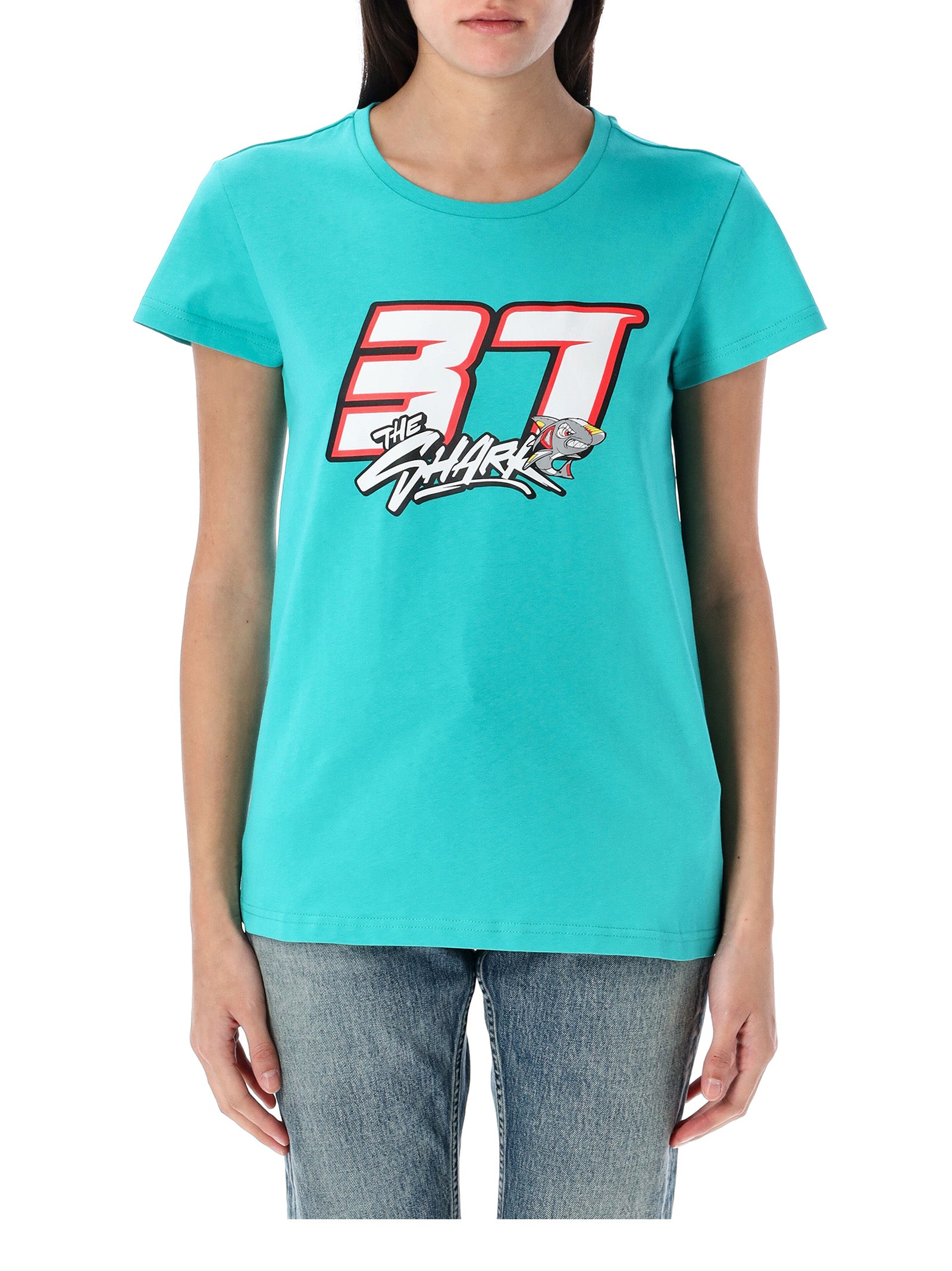 Camiseta azul mujer - The Shark 37