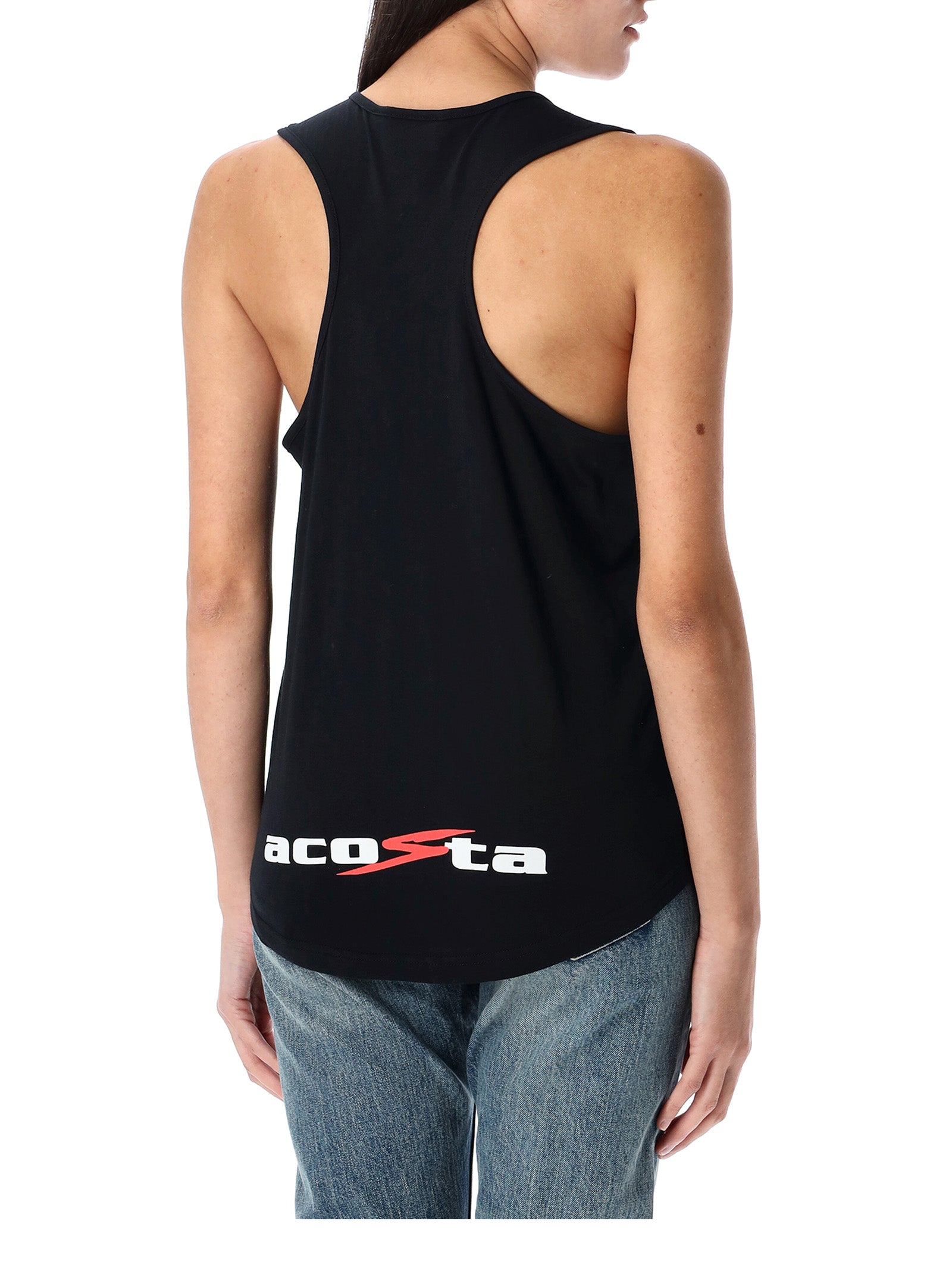 Camiseta negra sin mangas mujer - The Shark 37